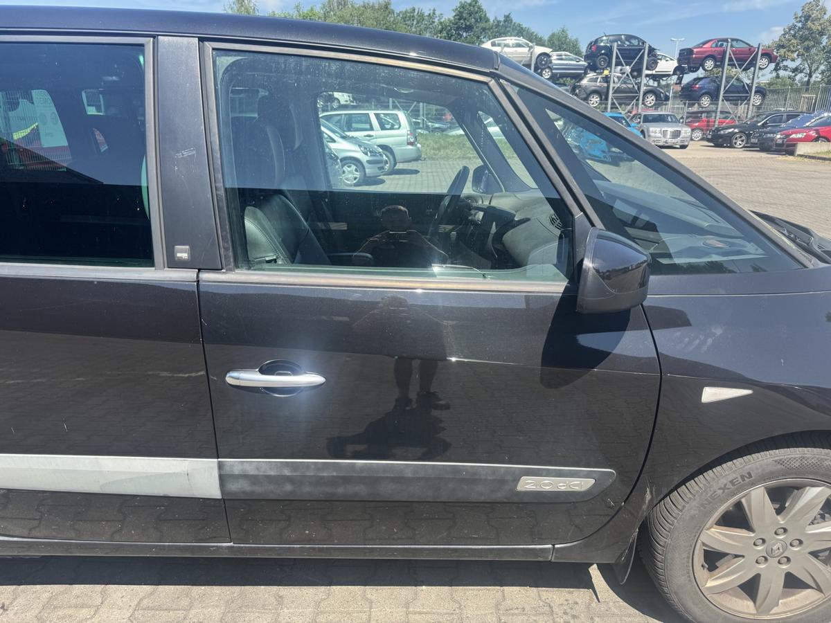 Renault Espace 4 original T&uuml;r vorn rechts Schwarz Rohbau Bj.2011